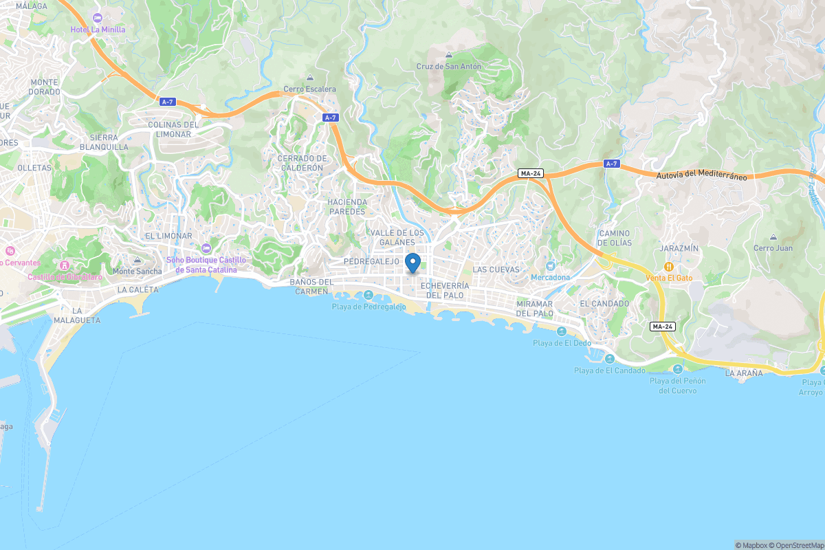 Instituto Andalusi Málaga - Open Street Map